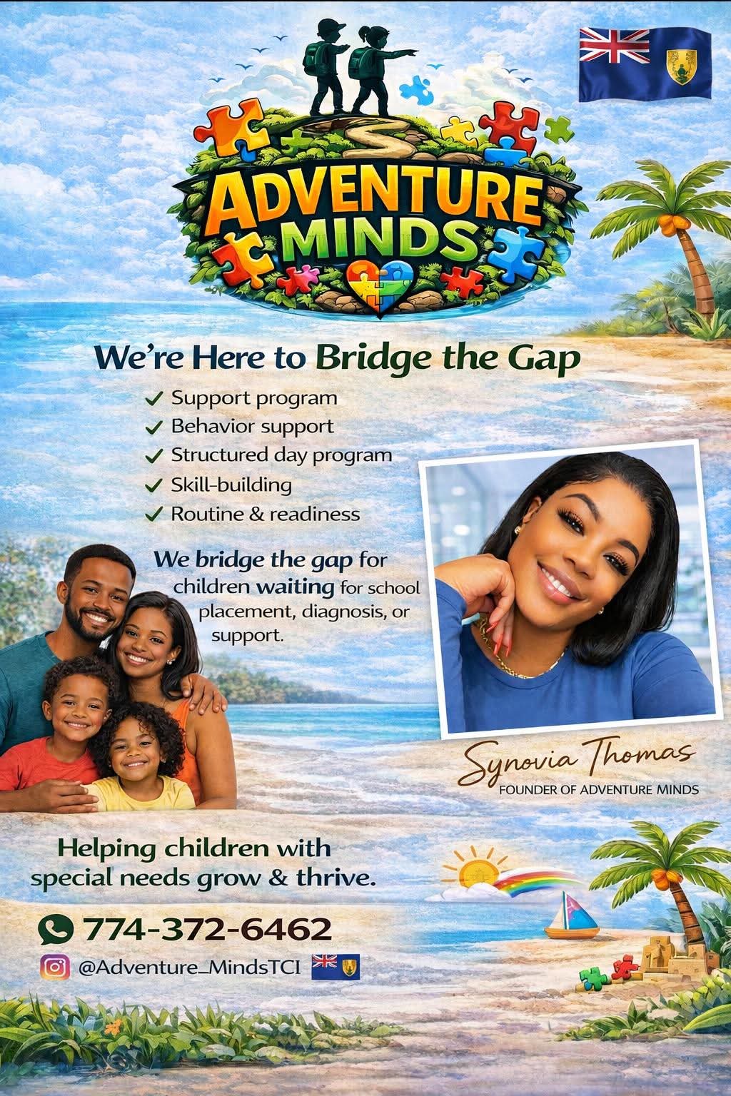 Adventure Minds TCI program flyer